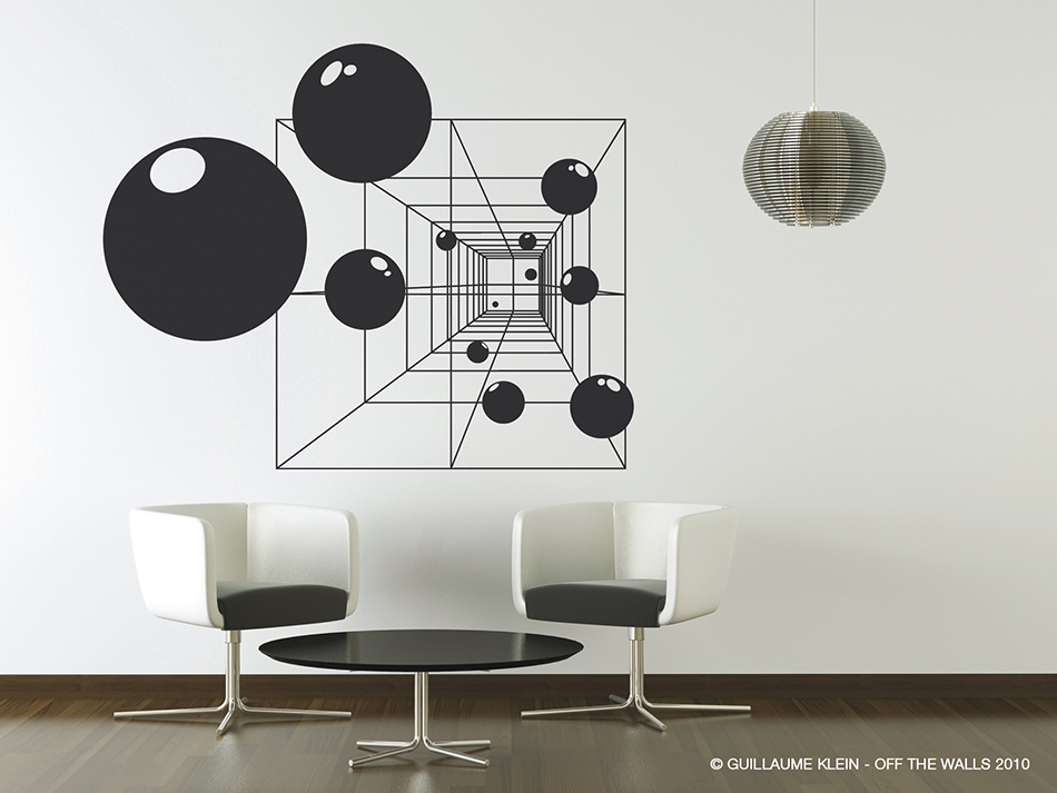 mise en situation modèle sticker off the walls