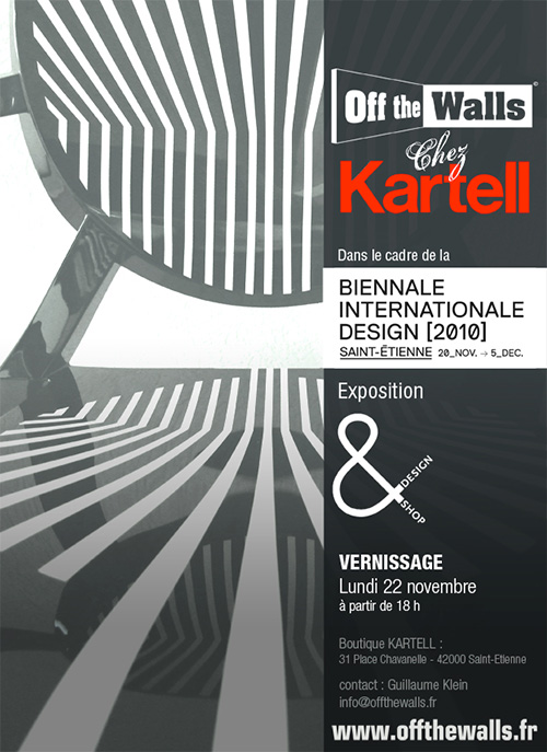 flyer expo off the walls guillaume klein