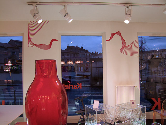 exposition design murale biennale de design saint-étienne boutique kartell guillaume klein