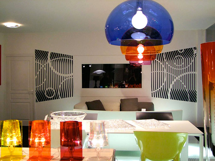 exposition design murale biennale de design saint-étienne boutique kartell guillaume klein