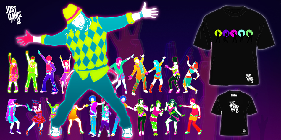 illustrations vectorielles personnage just dance 2 guillaume klein