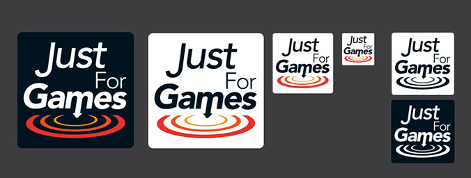logo just for games réalisé par guillaume klein