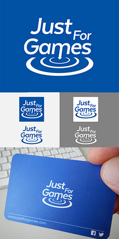 logo just for games réalisé par guillaume klein