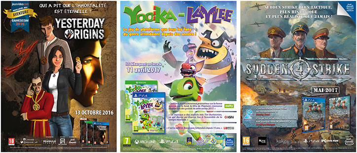 publicité Juste for games image de synthèse guillaume klein