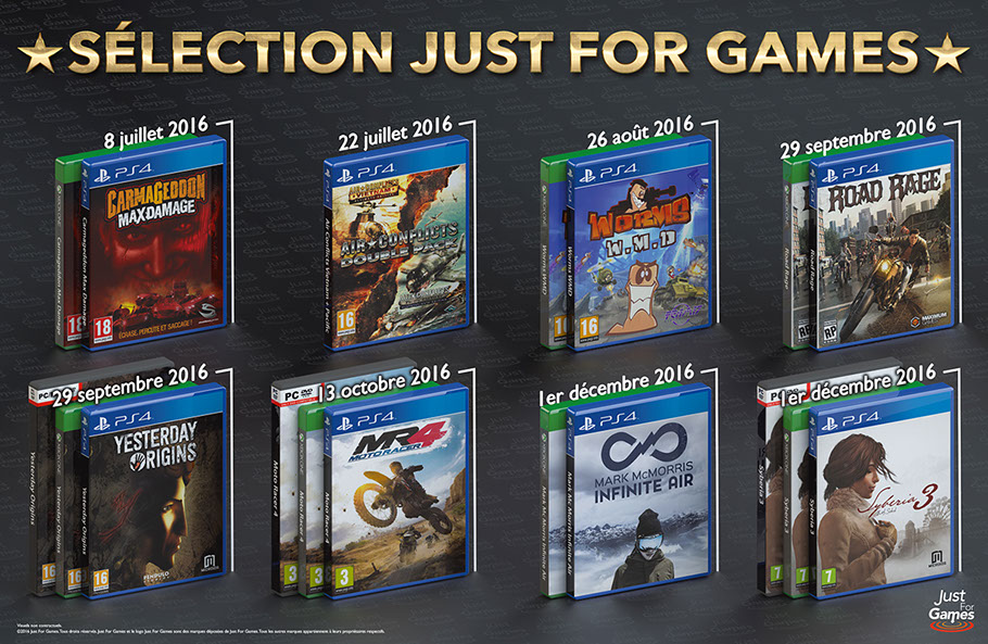 publicité just for games guillaume klein