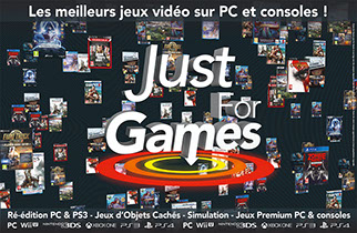 publicité Juste for games image de synthèse guillaume klein